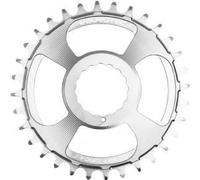 Burgtec Race Face Cinch 3mm Offset Thick Thin Chainring Rhodium Silver