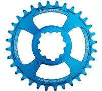 Burgtec SRAM 3mm Offset Thick Thin Chainring 3-Bolt Deep Blue