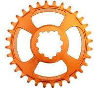 Burgtec SRAM 3mm Offset Thick Thin Chainring 3-Bolt Iron Bro Orange