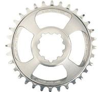 Burgtec SRAM 3mm Offset Thick Thin Chainring 3-Bolt Rhodium Silver