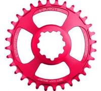 Burgtec SRAM 3mm Offset Thick Thin Chainring 3-Bolt Toxic Barbie Pink