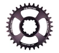 Burgtec SRAM Boost 3mm Offset Thick Thin Chainring Black Sapphire