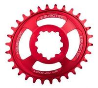 Burgtec SRAM Oval 3mm Offset Thick Thin Chainring 3-Bolt Race Red