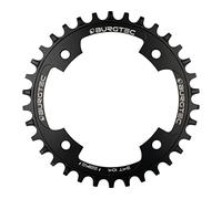Burgtec Thick Thin 104mm BCD Steel Outside Fit E-Bike Chainring - Black, 34T / Electric Mountain MTB Cycle Part Cycling Chainset Chain Ring Freewheel Drivetrain Component Mech Trail Accessories