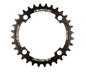 Burgtec Thick Thin Chainring - 104mm PCD - Burgtec Black