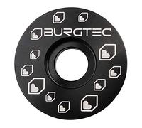Burgtec Top Cap - Black/Mountain Bike MTB Part Match Component Lightweight Alloy Accessories Cycling Biking Cycle Trail Ride Style Race Downhill Freeride Dirt Jump Screw Spacer Headset Stem Bolt Kit