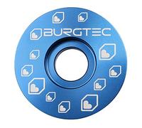 Burgtec Top Cap - Blue/Mountain Bike MTB Part Match Component Lightweight Alloy Accessories Cycling Biking Cycle Trail Ride Style Race Downhill Freeride Dirt Jump Screw Spacer Headset Stem Bolt Kit
