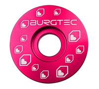 Burgtec Top Cap - Pink/Mountain Bike MTB Part Match Component Lightweight Alloy Accessories Cycling Biking Cycle Trail Ride Style Race Downhill Freeride Dirt Jump Screw Spacer Headset Stem Bolt Kit