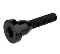 Burgtec Top Cap Stem Bolt - Black/Mountain Bike MTB Part Match Component Lightweight Alloy Accessories Cycling Biking Cycle Trail Ride Style Race Downhill Freeride Dirt Jump Screw Spacer Headset Kit