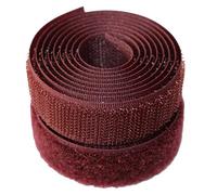 Burgundy 20mm Sew-on Hook & Loop Tape Alfatex® Brand supplied by the Velcro Companies - Various Lengths (Length: 2m)