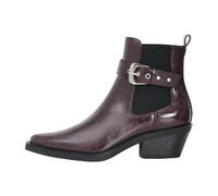 Burgundy Chelsea Boots - female - ONLY - Cowboy & Biker Boots - Purple - 4 UK - Shoes 4 UK
