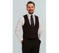 Burgundy Double Breasted Tuxedo Waistcoat Dobell Burgundy L