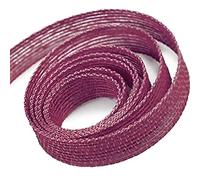 Burgundy Eco-Friendly Jute Ribbon - 5 Metre Cut Length - 16mm Width - Trim for Gift Wrapping, Wedding, Bows, Crafts, Christmas, Floral Arrangements & Decor