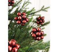 Burgundy Glass Berry Cluster Baubles