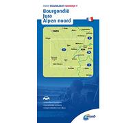 Burgundy, Jura, Northern Alps road map (9) (Wegenkaart)