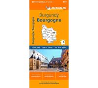 Burgundy - Michelin Regional Map 519: Straßen- und Tourismuskarte 1:200.000 (Michelin Maps, 519)