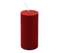 Burgundy Pillar Candle, Large Scented Aroma Candle for Home Decor | Romantic Ambiance for Wedding, Anniversary, Dinner | Elegant Gift for Her, Women