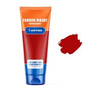 Burgundy Red Fabric Paint 60 ml - Permanent Textile Paint for Clothes, Shoes & Denim | Water Based Jeans, Leather & Sneaker Paints | Washable Non-Toxic Fabric Dye for Cotton & Synthetic Fabrics
