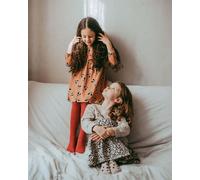 Burgundy Rib Tights Turtledove London Burgundy 1-3 Years