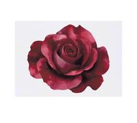 'Burgundy Rose' Temporary Tattoo - Water Resistant, Skin-Safe, Non-Toxic Transfer (TO00085829)
