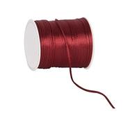 Burgundy silk rattail cord 2mm x 5 Metres cut from roll