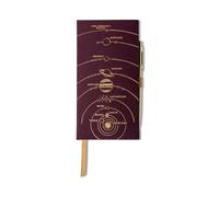 Burgundy Solar System Slim Diary 2026