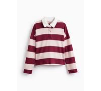 Burgundy Striped Rugby Top 5 years