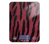 Burgundy Tigers Skin Texture bariatric scale food 11lb/0.18oz, 5kg/5g portable grams digital scale with 4 unit for Meal Prep Dieting báscula para pesar alimentos