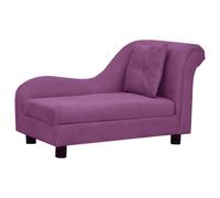 (burgundy) vidaXL Dog Sofa with Pillow Plush Home Indoor Pet Dog Couch Sofa Multi Colours