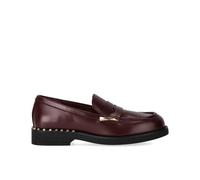 Burgundy Whisper Loafer with Studs 8 UK