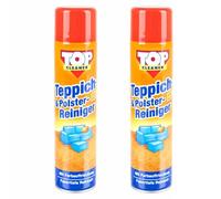 BURI 1 x 600 ml carpet and upholstery cleaner, active foam with colour refreshment, fibre deep purity, carpet cleaner, upholstery, cleaning furniture (2x)