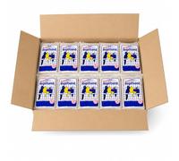 BURI 10 x Rosi's Bird Sand 2.5 kg with Lime and Anise, 25 kg Storage Pack, Germ-free White Quartz Sand for Budgies, Canaries, Parrots, Ornamental Birds, Absorbent Cage Insert