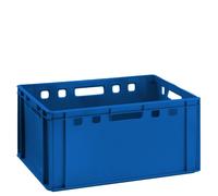BURI E3 Blue Meat Crate 60x40x30 Food-Safe Eurobox Stackable Lagerkiste