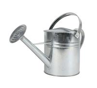 BURI Galvanized Watering Can 5 L With Handle, Silver, 45 cm Width