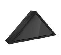 Burial Flag Display Case - Wood Desktop Display, Flag Box for Memorial Keepsake, Commemorative Presentation Kit, Wall-Mounted Frame with Protective Glass, Collector Showcase Stand for Patriots