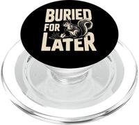 Buried For Later Funny Procrastinator Snack Lover PopSockets PopGrip for MagSafe