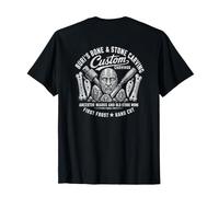Buris Bone and Stone Carving Custom First Frost Hand Cut T-Shirt
