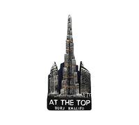 Burj Khalifa 3D Dubai Refrigerator Fridge Magnet Tourist Souvenirs Handmade Resin Craft Magnetic Stickers Home Kitchen Decoration Travel Gift