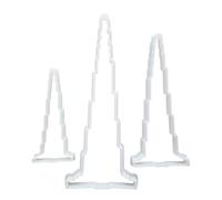 Burj Khalifa Tower Dubai Shape Cookie Cutter Dough Biscuit Pastry Fondant Sharp Stencil Skyscraper Building (Large)