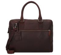 Burkely Antique Avery briefcase leather 38 cm laptop compartment brown