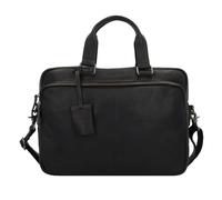 Burkely Antique Avery briefcase leather 40 cm laptop compartment black