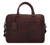 Burkely Antique Avery briefcase leather 40 cm laptop compartment brown