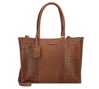 Burkely Cool Colbie Shopper Bag Genuine Leather 35 cm Laptop compartment brown