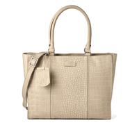 Burkely Cool Colbie Shopper Bag Genuine Leather 35 cm Laptop compartment gray