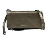 Burkely Creased Crystal Leather Phone Bag Gun Metal Taupe