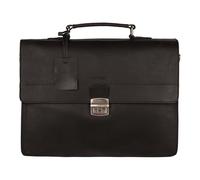 Burkely Dean Leather Black Briefcase