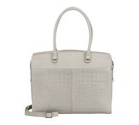 Burkely Leather business bag laptop bag with laptop compartment Cool Colbie Workbag 15,6" Grey gray