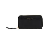 Burkely Leather Purse Fine Florence Zip Around Wallet Black