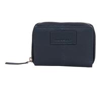 Burkely Leather Purse Soft Skylar Double Flap Wallet Navy Dark Blue