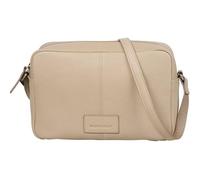 Burkely Leather Shoulder Bag Soft Skylar Camera Bag Generous Grey Beige